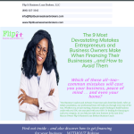 9 Devastating Mistakes Entrepreneurs Make When Obtaining Funds for Their Businesses _FREE EBOOK